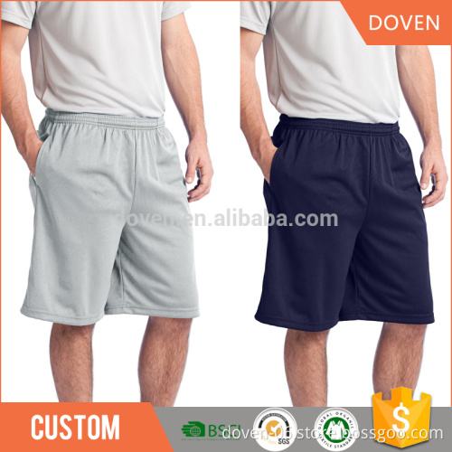 Mens plain shorts with elastic cord